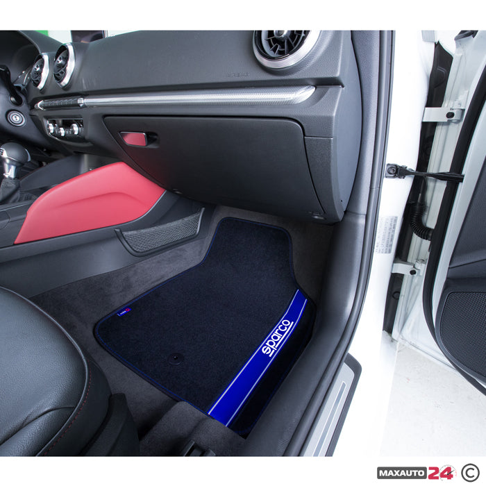Универсални мокетни стелки Sparco - 03763BBS със синьо