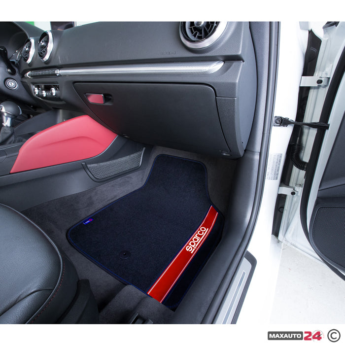 Универсални мокетни стелки Sparco - 03763BRS с червено