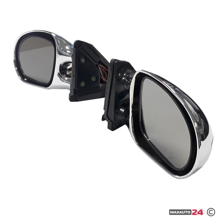 Спортно огледало с мигач 3252 - хром