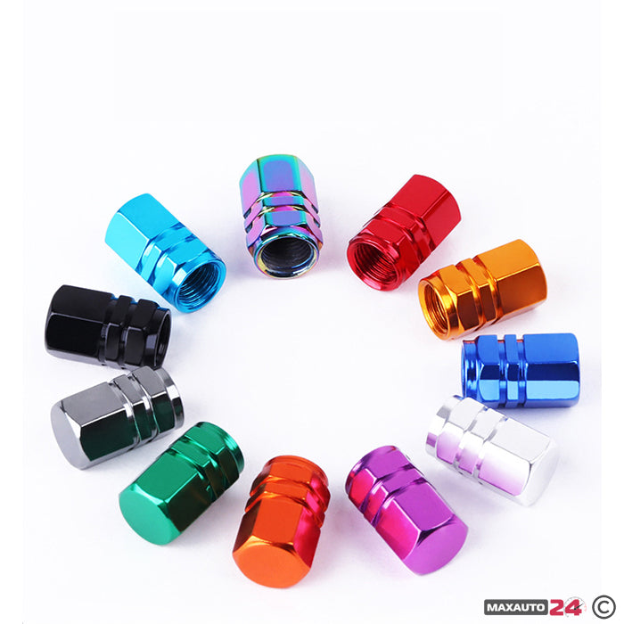 Капачета за вентил 4 бр/к-т 1062 - Жълто