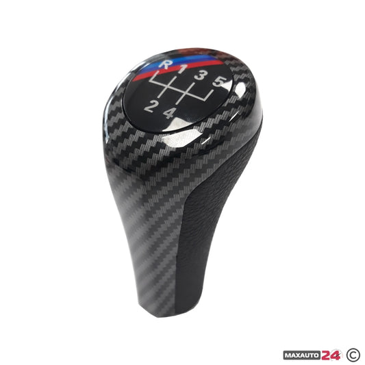 Топка за скоростен лост съвместима с BMW - 5 скорости - карбон