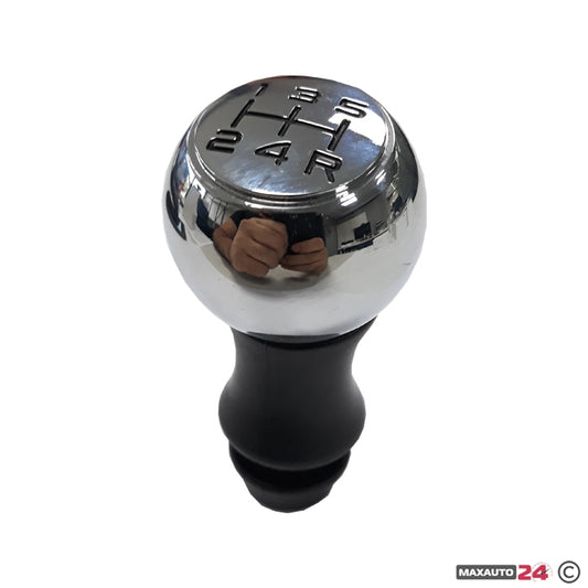 Топка за скоростен лост съвместима с Peugeot / Citroen - 5 скорости - хром