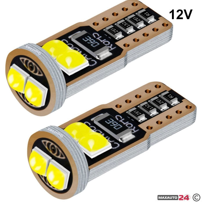 Диодни крушки 3031 6SMD - 12V 2бр/к-т