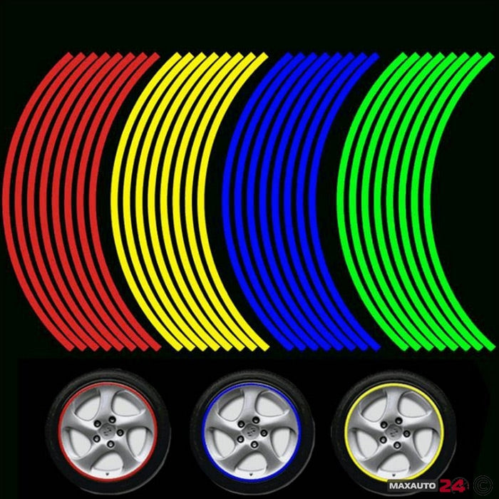 Стикер за джанти на мотоциклет 1908 - Бял