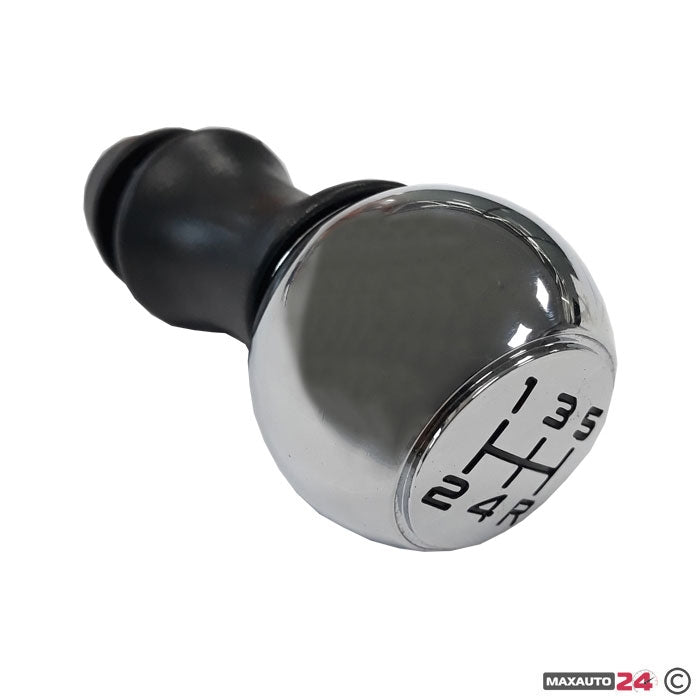 Топка за скоростен лост съвместима с Peugeot / Citroen - 5 скорости - хром