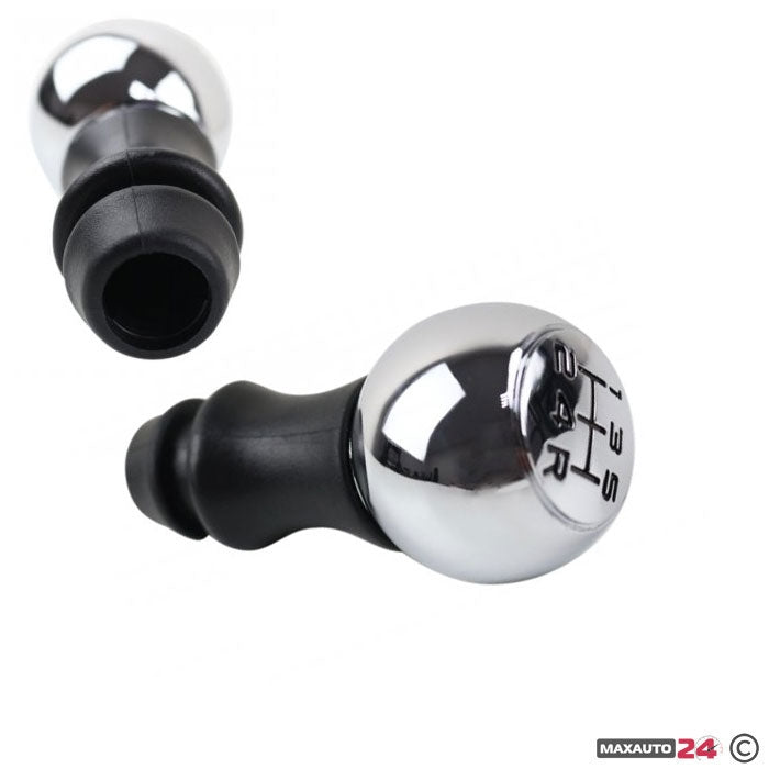 Топка за скоростен лост съвместима с Peugeot / Citroen - 5 скорости - хром