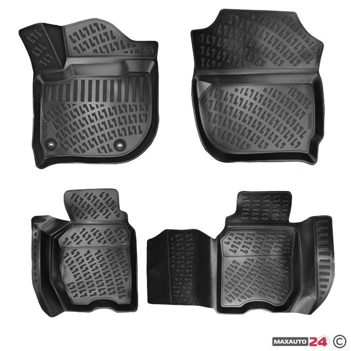 Гумени стелки RizLine съвместими с Honda Jazz/Fit (2013-2020)