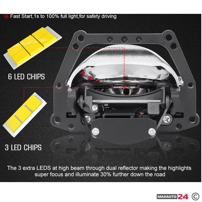 Лупи за фар Bi LED XT-4 / 55W