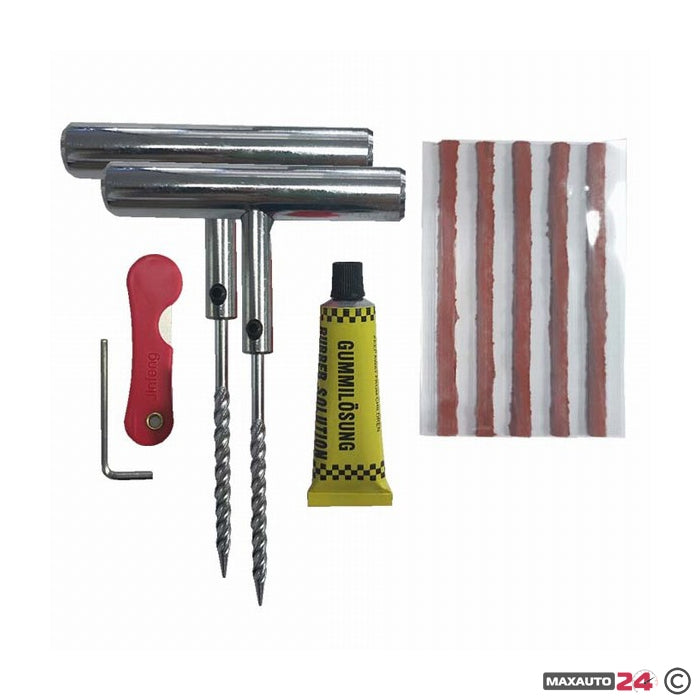 Комплект за лепене на гуми метален D018