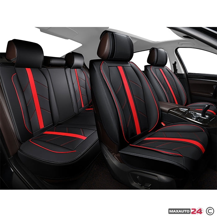 Тапицерия за МПС 1171 - 5 БР/К-Т Черно / Червено