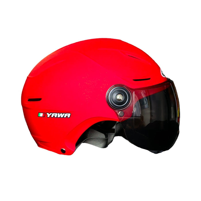 Каска за мотор - PA523 С Визьор - Червено