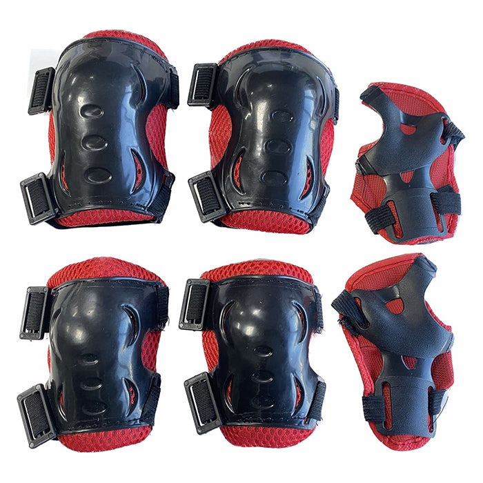 Детски наколенки РА424 - 6бр / к-т - ЧЕРВЕНИ