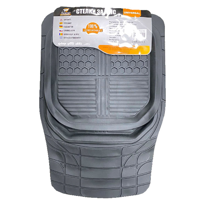 Гумени стелки универсални черни 2420 - 4 бр/к-т