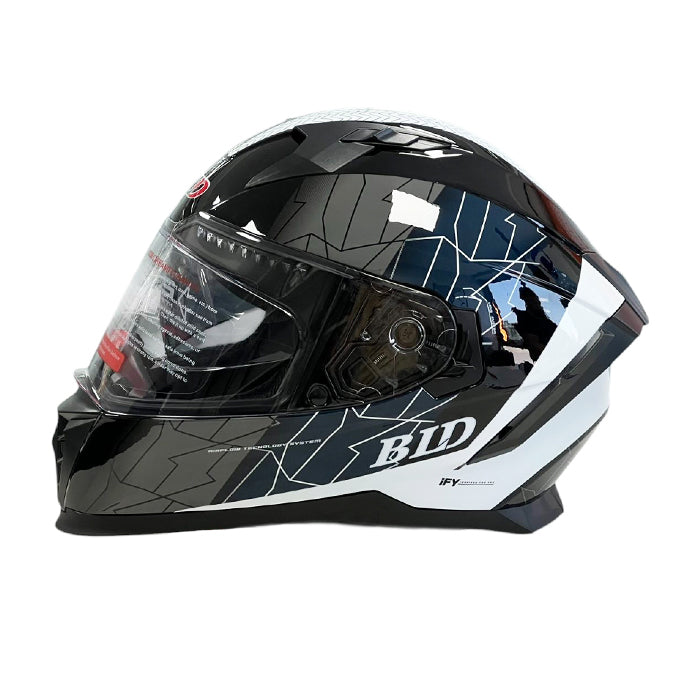 Каска M69 - Размер XL - Черно/Бяло