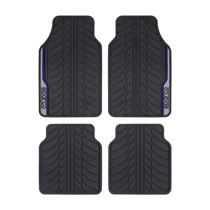 Стелки гума Sparco SPF507BL 4БР/К-Т Черно/Синьо