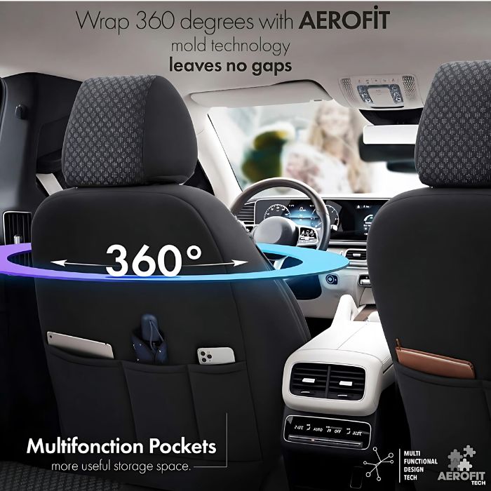 Тапицерия за седалки Otom Sport Plus PLS101 (черно/сиво)