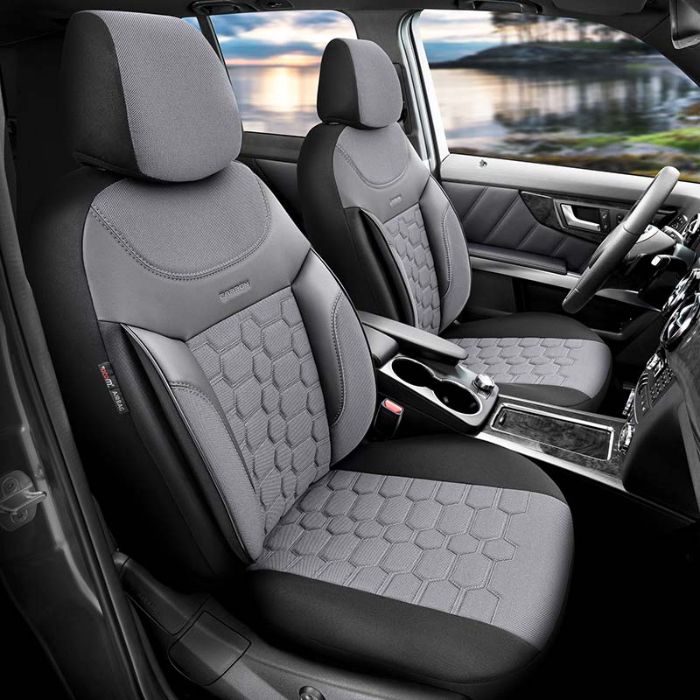 Тапицерия за седалки Otom Carbon CRB3404 (сиво/черно)