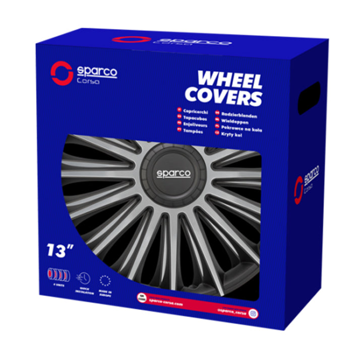 Тасове за джанти 16'' Sparco TREVISO / SPC1693BKSV