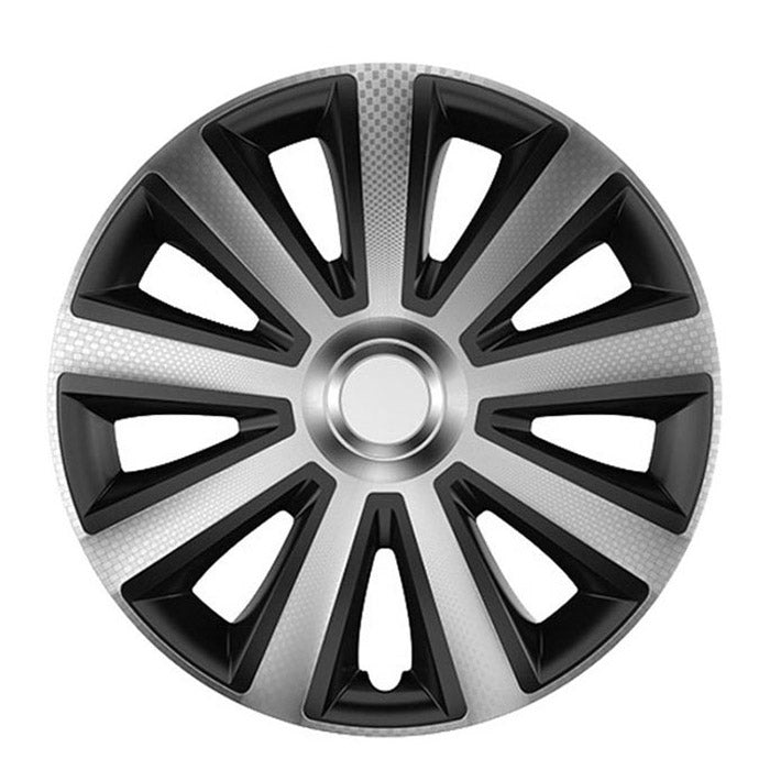 Тасове за джанти 16'' Versaco Carbon Aviator - Silver / Black