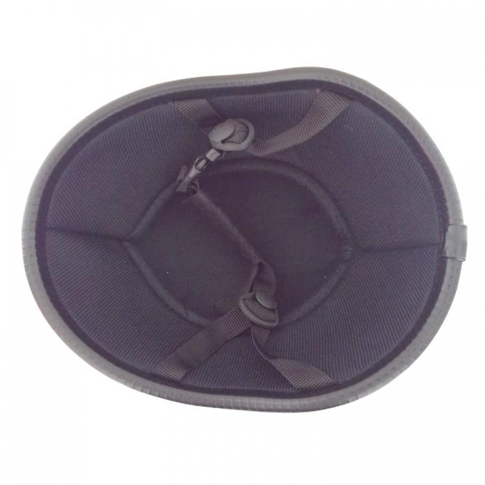 Каска за мотор - 2499 - 3 граната черен мат