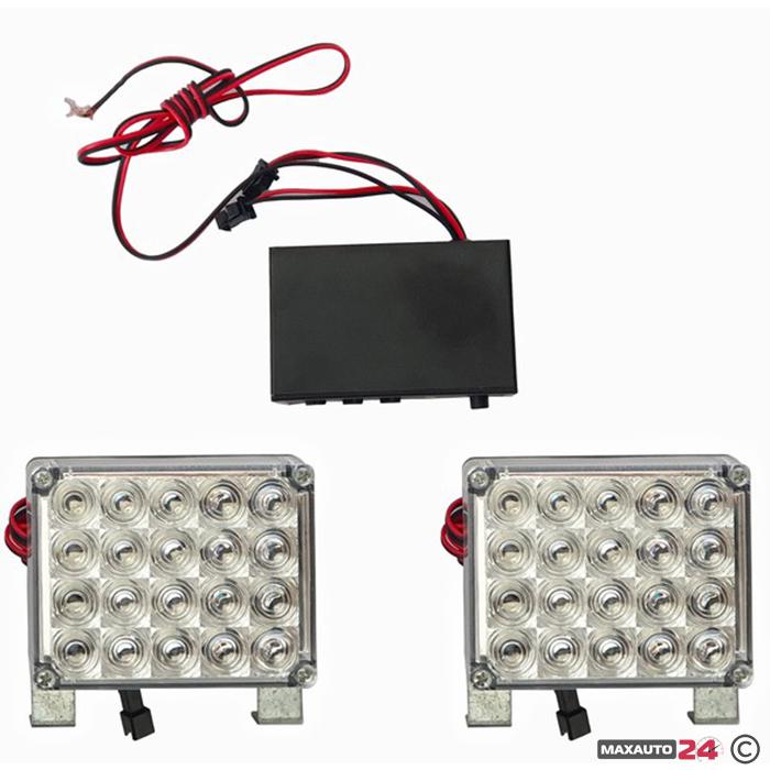 Диодна светлина синя/червена 1174 - 2