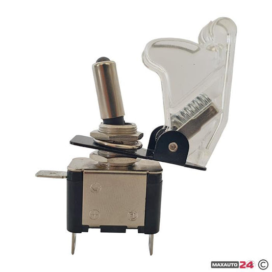 Копче електрическо бяло с диод  - 1702