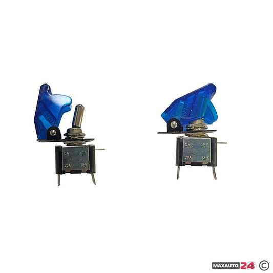 Копче електрическо синьо с диод - 1702