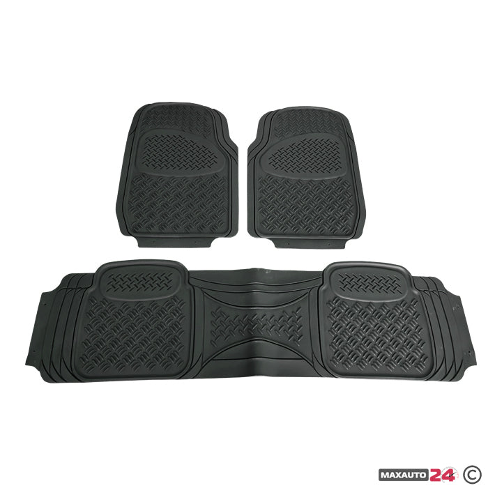 Гумени стелки универсални черни 1801-3бр/к-т