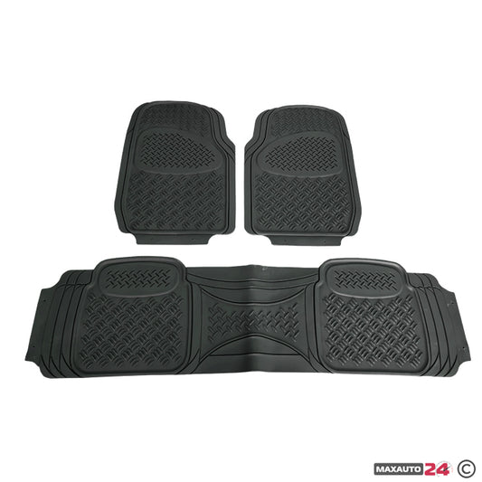 Гумени стелки универсални черни 1801-3бр/к-т