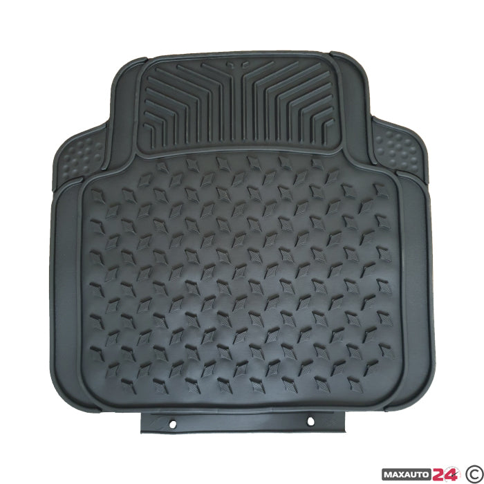 Гумени стелки с мокет универсални 3005 черни 4бр/к-т