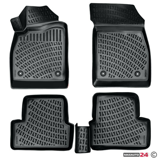 Гумени стелки RizLine съвместими с Citroen C4 2010-2018