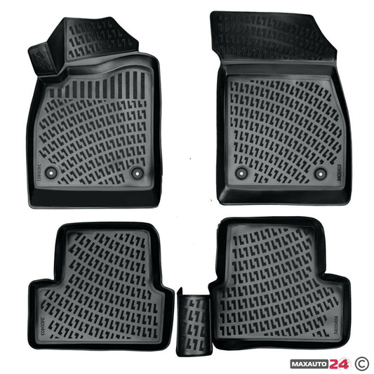 Гумени стелки RizLine съвместими с Kia Ceed 2012-2018