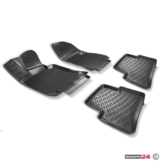 Гумени стелки RizLine съвместими с Mercedes S-class / w222  2014-2020 - дълга база