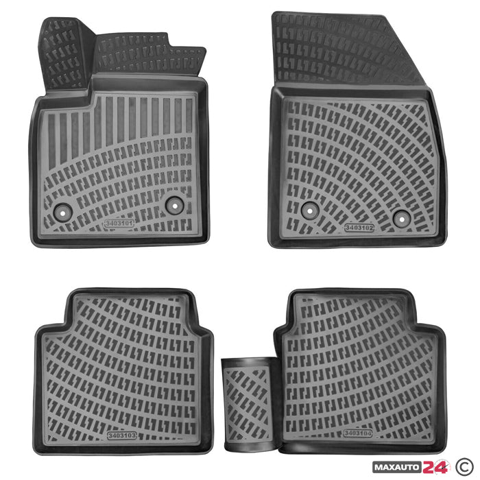 Гумени стелки RizLine съвместими с Renault Talisman 2015-2020