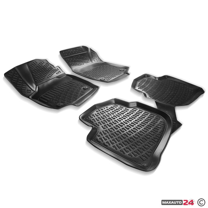 Гумени стелки RizLine съвместими с Skoda Rapid 2012-2017