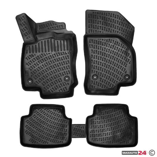 Гумени стелки RizLine съвместими с Volkswagen Passat B8 15-19