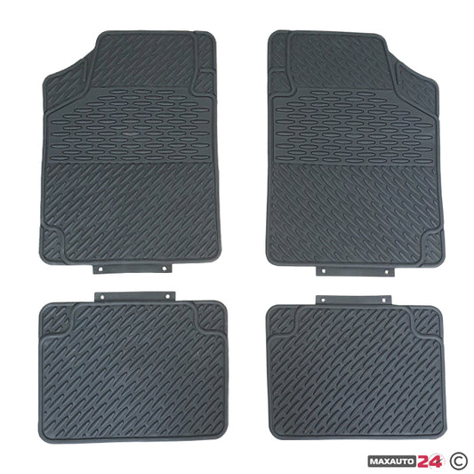 Гумени стелки универсални черни 3098-4 бр/к-т