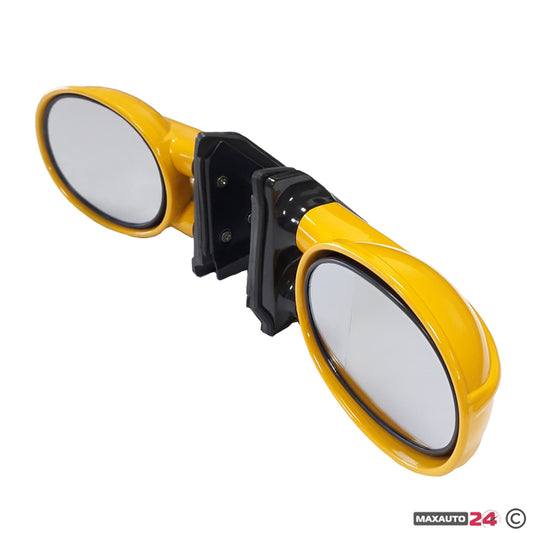 Спортно огледало с мигач 3284 - жълто
