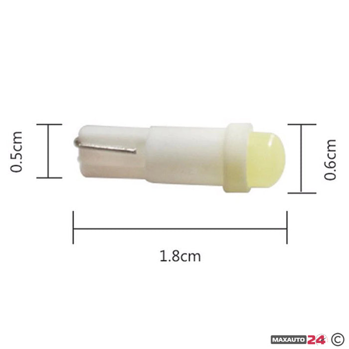 Диодни крушки керамични за табло - 28094 2бр/кт - Бели