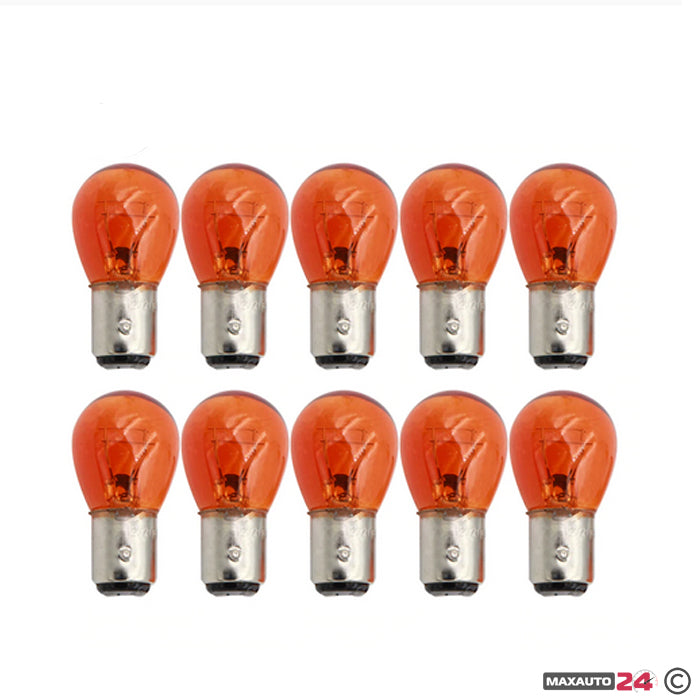 Крушки Maxxx Light - 12V PY21W Оранжеви 10бр в кутия