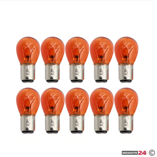 Крушки Maxxx Light - 12V PY21W Оранжеви 10бр в кутия