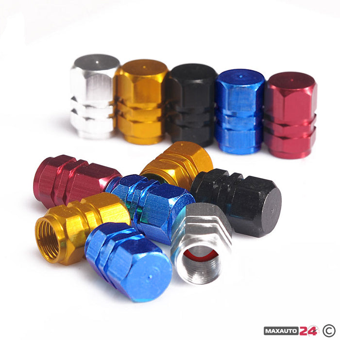 Капачета за вентил 4 бр/к-т 1062 - Червено