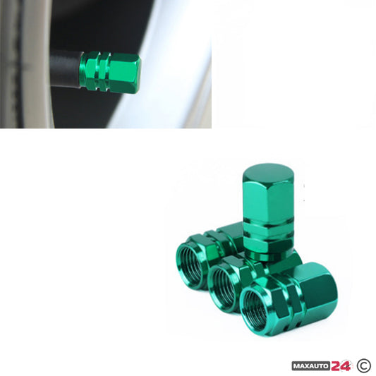 Капачета за вентил 4 бр/к-т 1062 - Зелено