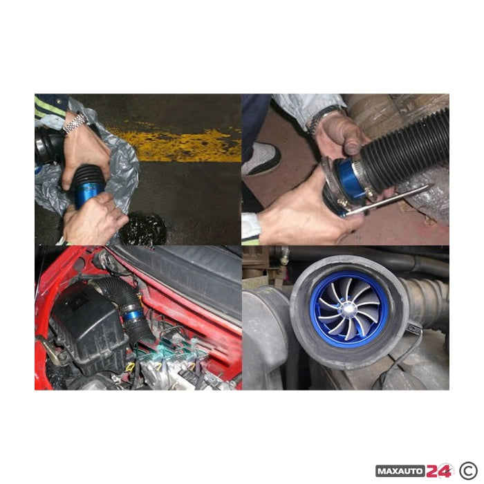 Турбо вентилатор за въздушен филтър - 8021 - червен