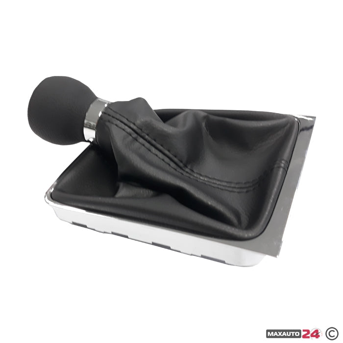 Топка за скоростен лост с маншон съвместима с VW Passat B6 06-12 с 5 скорости - черен конец