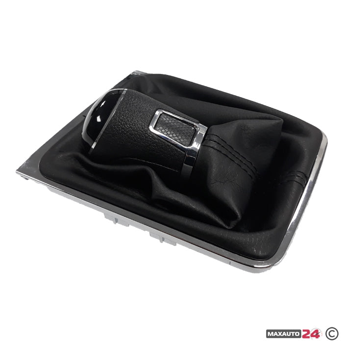 Топка за скоростен лост с маншон съвместима с VW Passat B7 11-15 с 6 скорости