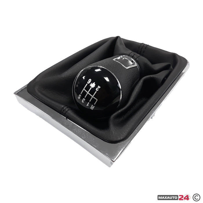 Топка за скоростен лост с маншон съвместима с VW Passat B7 11-15 с 6 скорости