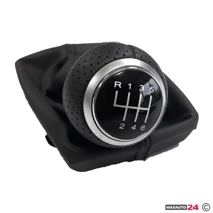 Топка за скоростен лост с маншон съвместима с Audi A4 08-17 с 6 скорости
