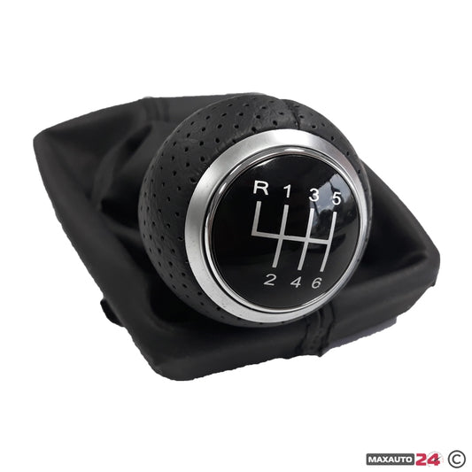 Топка за скоростен лост с маншон съвместима с Audi A4 08-17 с 6 скорости