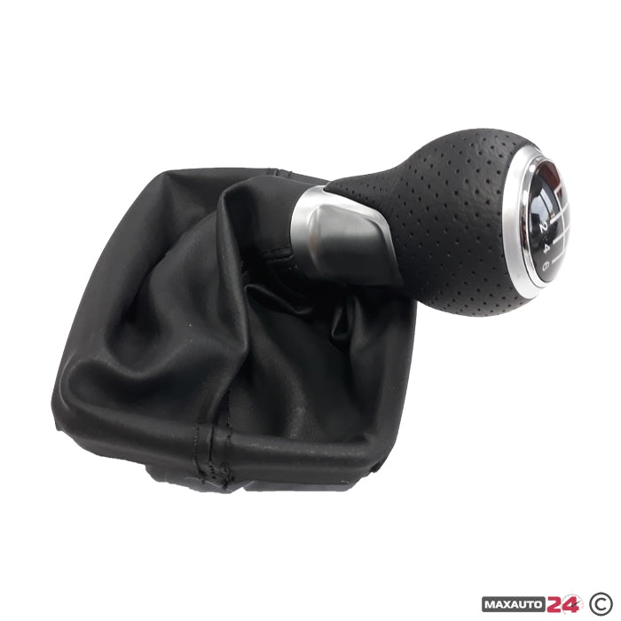 Топка за скоростен лост с маншон съвместима с Audi A4 08-17 с 6 скорости